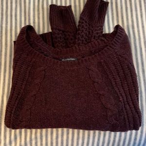 American Eagle Cable Knit Sweater Large
